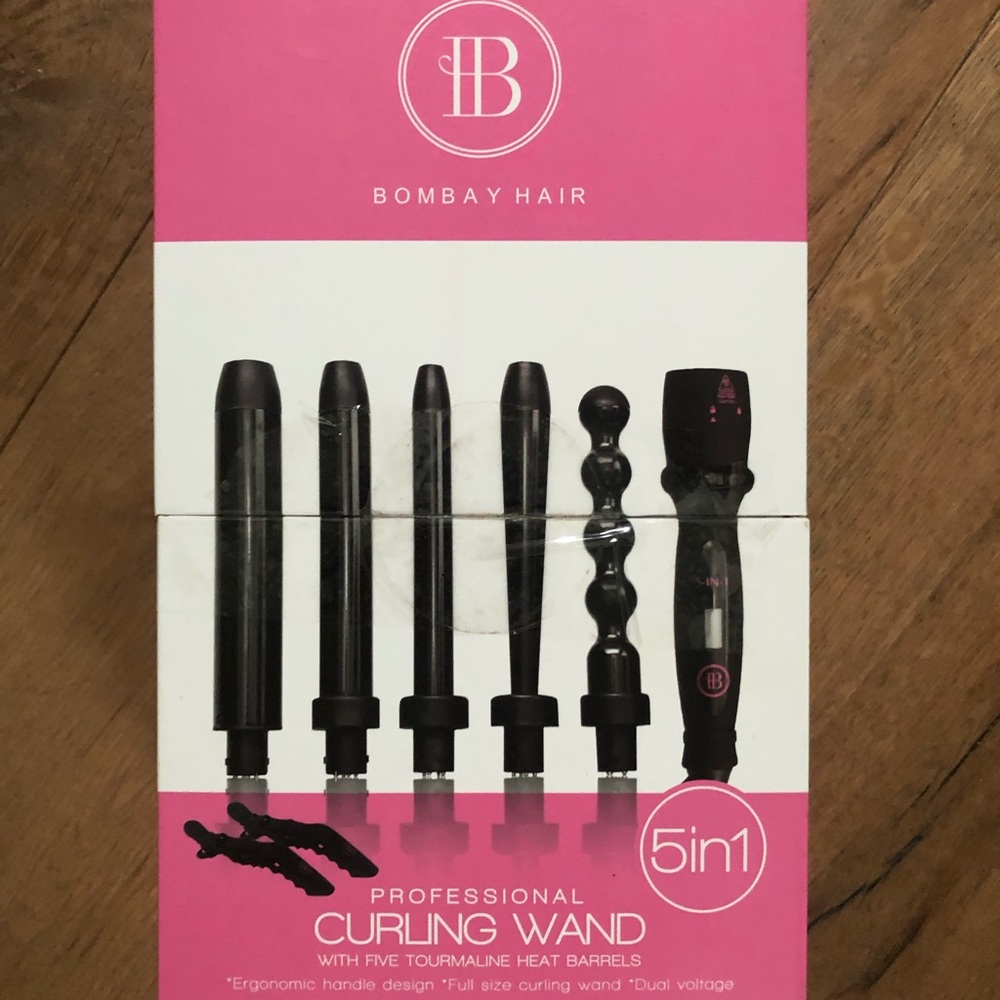 Bombay Hair 5-in-1 Curling Wand